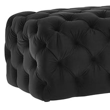 Load image into Gallery viewer, Modern Style Velvet Tufted Ottoman