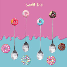 Load image into Gallery viewer, 4pcs Stainless Steel Donut Stirring Spoons