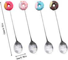 Load image into Gallery viewer, 4pcs Stainless Steel Donut Stirring Spoons
