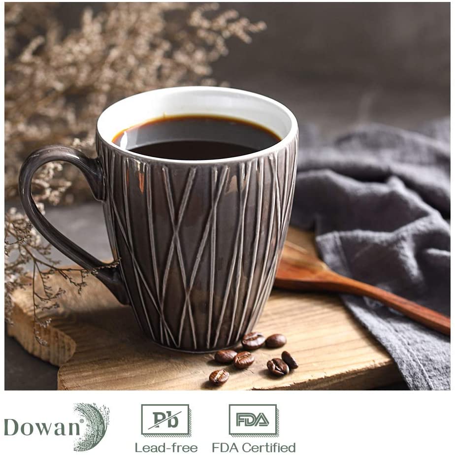 Mug Set with Broad Handle Set of 6