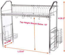 Load image into Gallery viewer, Over Sink Dish Drying Rack