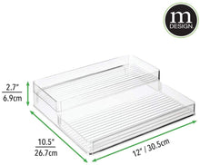 Load image into Gallery viewer, Canned Food Organizer Shelves 2 Pack - Clear