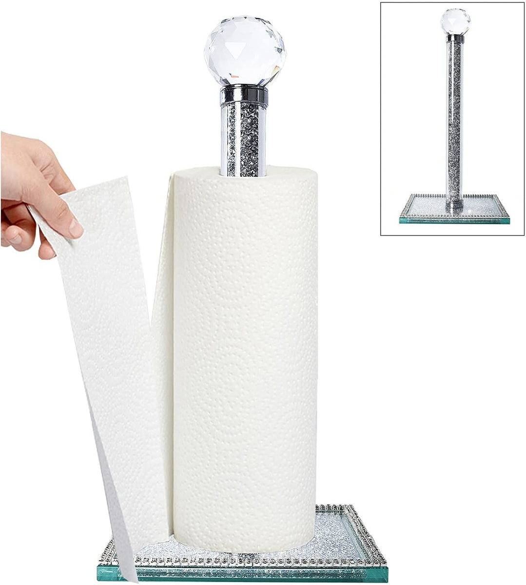 Glam Paper Towel Holder slyinspireme