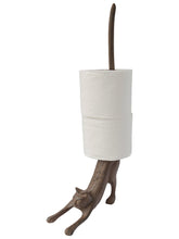 Load image into Gallery viewer, Yoga Cat Decorative Paper Towel Holder or Toilet Paper Holder
