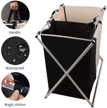Load image into Gallery viewer, 2 Section Laundry Basket
