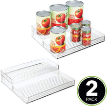 Load image into Gallery viewer, Canned Food Organizer Shelves 2 Pack - Clear