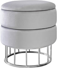 Load image into Gallery viewer, Glam Storage Ottoman