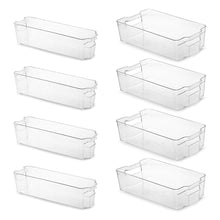 Load image into Gallery viewer, Set of 8 Fridge Organizer Bins