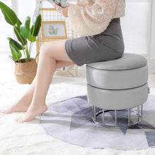 Load image into Gallery viewer, Glam Storage Ottoman