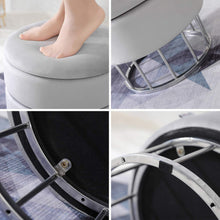 Load image into Gallery viewer, Glam Storage Ottoman