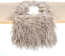 Load image into Gallery viewer, Mongolian Fur Table Runner