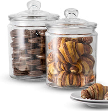 Load image into Gallery viewer, Glass Storage Canister (Set of 2)