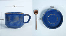 Load image into Gallery viewer, Coffee cups, Set of 2 (Royal blue)