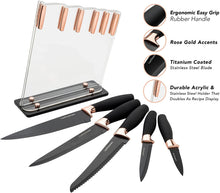 Load image into Gallery viewer, 6 Piece Knife Set with Knife Block
