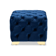 Load image into Gallery viewer, Luxury (Royal Blue/Gold) Ottoman