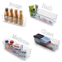 Load image into Gallery viewer, Set of 8 Fridge Organizer Bins