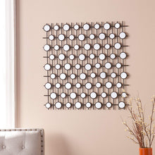 Load image into Gallery viewer, Mirrored Wall Sculpture, Black