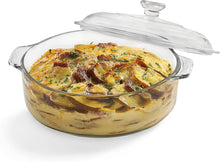 Load image into Gallery viewer, Libbey Baker's Basics Glass Casserole Dish with Cover, 3-quart