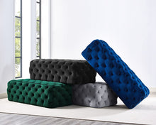 Load image into Gallery viewer, Modern Style Velvet Tufted Ottoman