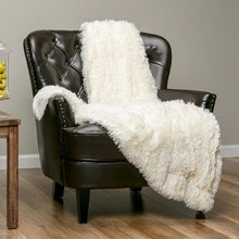 Load image into Gallery viewer, Faux Fur Throw Blanket