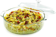 Load image into Gallery viewer, Libbey Baker's Basics Glass Casserole Dish with Cover, 3-quart