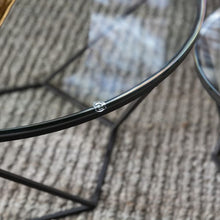 Load image into Gallery viewer, Glass Nesting Coffee Table Set