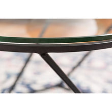 Load image into Gallery viewer, Glass Nesting Coffee Table Set