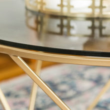Load image into Gallery viewer, Glass Nesting Coffee Table Set