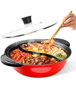 Non-Stick Hot Pot with Divider