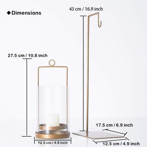Metal Hanging Lantern Centerpiece