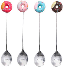 Load image into Gallery viewer, 4pcs Stainless Steel Donut Stirring Spoons