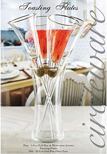 Toasting Flutes 5 Piece Set