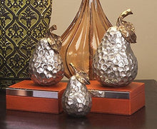 Load image into Gallery viewer, Gold and Silver Pears, Set of 3