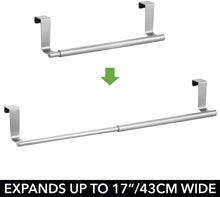 Load image into Gallery viewer, Expandable Kitchen Over Cabinet Towel Bar Rack