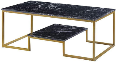 Faux Marble Coffee Table