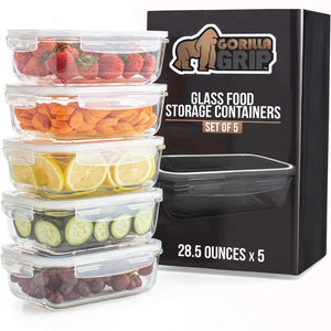 Glass Food Storage Containers with Lid