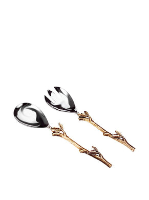 Goldleaf  Salad Servers Set of 2