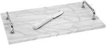 Load image into Gallery viewer, Marble Cheese Board with Knife