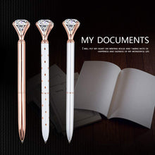 Load image into Gallery viewer, Rose Gold Pen with Big Diamond/Crystal