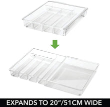 Load image into Gallery viewer, Expandable Kitchen Cabinet Drawer Organizer Tray