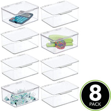 Load image into Gallery viewer, Stackable Organizer Box with Lid 8 Pack