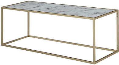 Faux Marble Rectangle Coffee Table