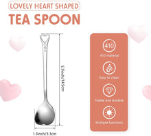 Load image into Gallery viewer, Heart Shaped Tea SpoonSet