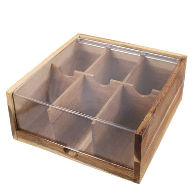 Wood Tea Bag Organizer