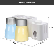 Load image into Gallery viewer, 3 in 1 Toothbrush Holder with Automatic Toothpaste Dispenser