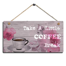 Load image into Gallery viewer, Wood Coffee Sign