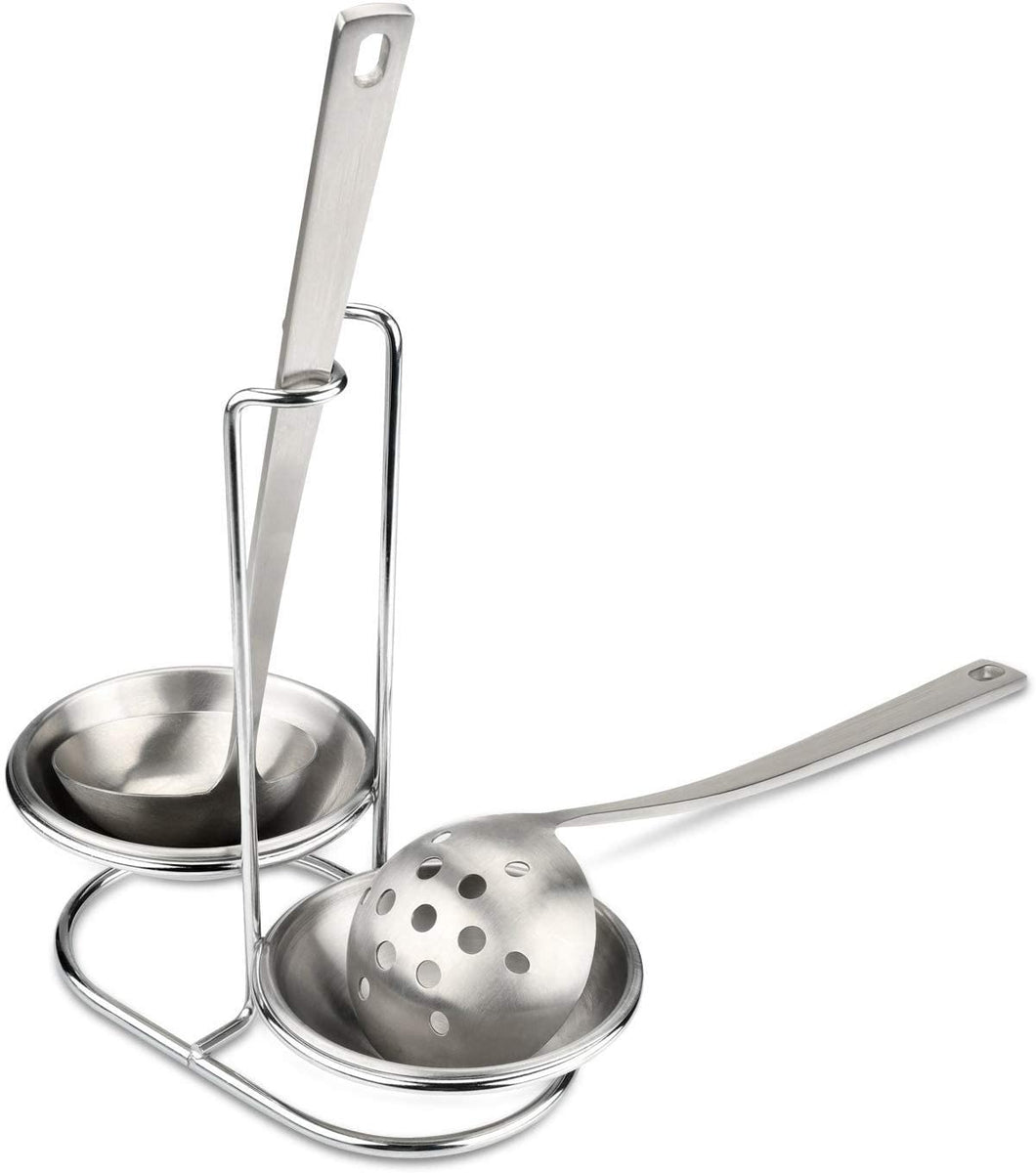 Stainless Steel Double Ladles Holder