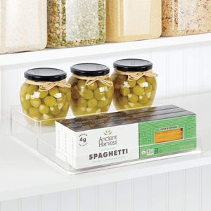 Canned Food Organizer Shelves 2 Pack - Clear
