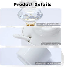 Load image into Gallery viewer, Sugar Bowl with Crystal Lid (GOLD)