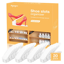 Load image into Gallery viewer, Adjustable Shoe Stacker Space Saver